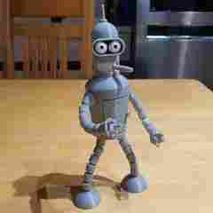 Flexo head & upgrade parts for Bender (Futurama)
