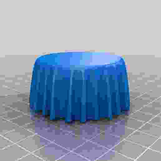 Tablecloth round