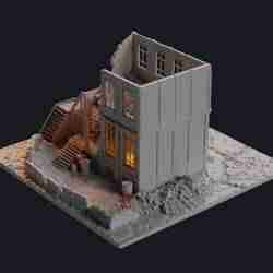 World War II ruins - building #1