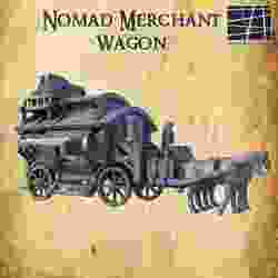 Nomad Merchant Wagon 28 mm Tabletop Terrain