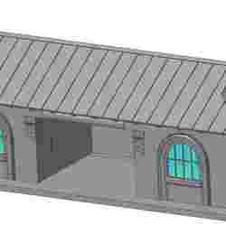 Typical pavilion of the Reload commuter platform MLD0.0001