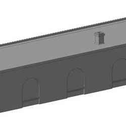 Typical waiting pavilion of the suburban platform MLD0.0001