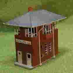 [ZM H0 scale] Geraman signal box Usingen Ts (resin)