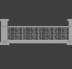 3D Architecture Railing