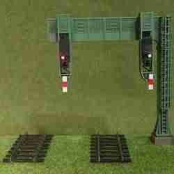 [ZM H0 scale] DB HV Signal bridge (Hp0 & Hp1)x2 (resin)