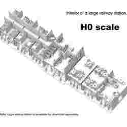 [ZM H0 scale] Railway Station Interial (resin)