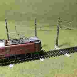 [ZM H0 scale] Catenery Basic Poles Set Type:A01-A08 FDM