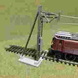 [ZM H0 scale] Catenery Tension Poles L&R Type:A09 FDM