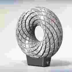 Rodin Coil Torus .STL 10 INCHES Diameter Coil + Coil Holder | iToroid Vortex Wave Field Generator | PEMF Coil 2 x 12 groves”