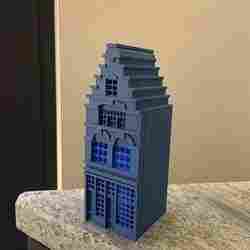 Amsterdam Canal House – Delftware Vibes, But Make It Glow 💙✨