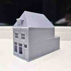 Dutch House  N-scale / H0-scale STL for diorama and model railway