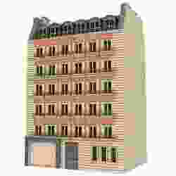 Paris Building / Paris Building stl / building stl