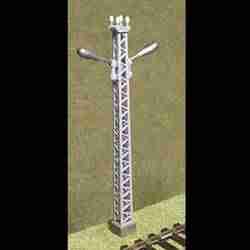 [ZM H0 scale] Openwork electric pole with two lamps 180 degrees (resin)