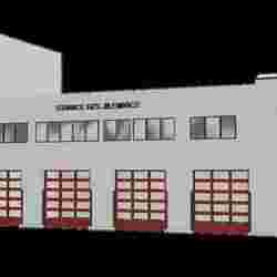 3D Model of HZS Jilemnice Fire Station for 3D Printing (Split into 4 Parts)