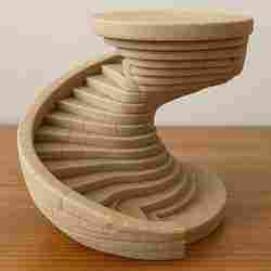 Spiral staircase - Detailed model for 3D printing
