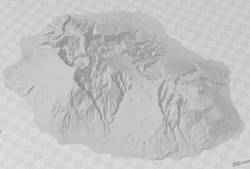 Map of Reunion Island