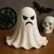 Angry Halloween Ghost Keychain (Remix)