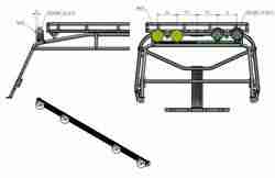 GRC reflectors light bar for Model 5 offroad kit