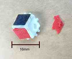 Matching multicolor hexagon tiling (semi-symmetric quasigroup)