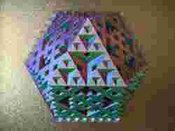 Recursive Cube Cross Fractal | Level 3