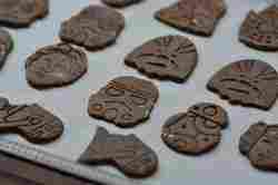 Safety helmet cookie cutter / stamp
