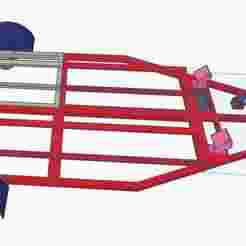 1/10 Boat trailer for UDI RC Infish Jetskis