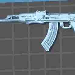 1/12 gi joe classified style rifle/weapon ak47 no stock