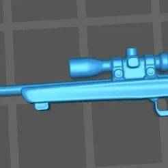 1/12 gi joe classified style rifle/weapon kraven shotgun
