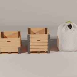 1:32 Crates, Mauser and Big bag