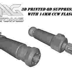 110mm QD SUPPRESSOR & FLASH HIDER