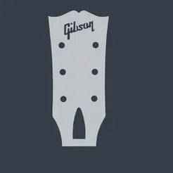 1959 les paul headstock router template
