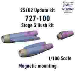 251U2 Update kit 727-100 Stage 3 Hush kit Scale 1/100