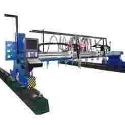 3D CAD Model CNC Plasma Cutting Machine | Automatic CNC Profile Cutting Equipment