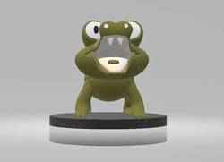 3D Crocodile Toy 3d printable model