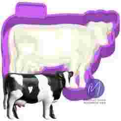 3D Milk Cow Freshie STL Mold Housing