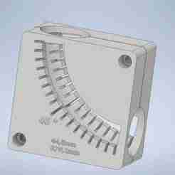3d print file for1,75" 44.5mm Radius 3" Elbow Cutting Fixture.