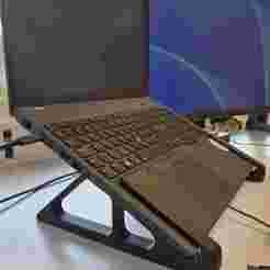 3D Printable Laptop Stand/Mount – Fits Lenovo P16s (and Most Similar Laptops)