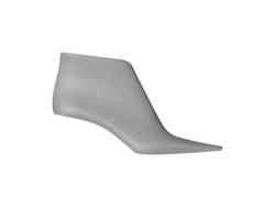 3D STL WOMEN HIGH HEEL SQUARE TOE EXTENDED  BOOT SHOE LAST