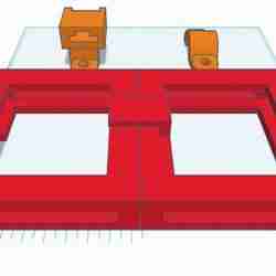 A35 bike phone holder (with shell) - 3D printing