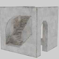 Abstract Stairs sculpture design