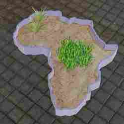 African map planter