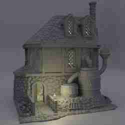 Alchemist House 28 mm Tabletop Terrain
