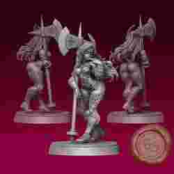 Amazon - Dragons Crown - 32mm Miniature