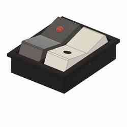 Andor Test Pilot Chest Piece Functional 2 Slot Rocker Switch - STL 3D Print File