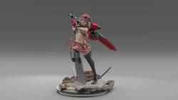 Anime Chainsaw Sword Warrior