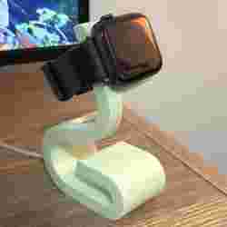 Apple Watch Stand | 3D Printable STL | Minimal Charger Dock | No Supports | Perfect Fit