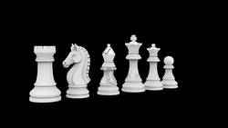 aroque Chess Pieces Ornate 3D Printable Set
