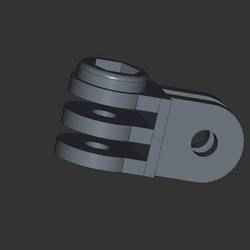 Attachment lever for Go Pro