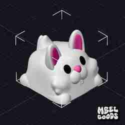 Baby Rabbit Artisan Keycap