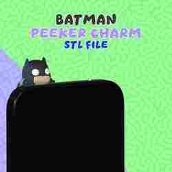 batman peeker charm cute(hippers) for smarthphone and kindle